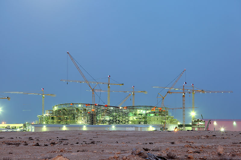 How does steel play a part in this historical event for Qatar?