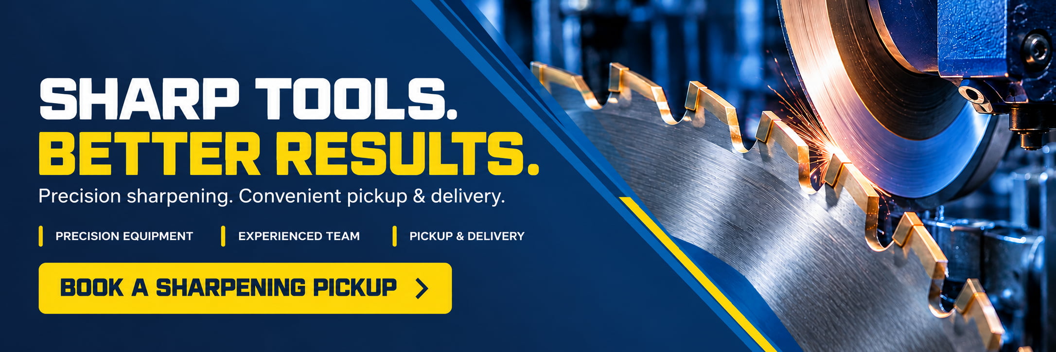 Sharpening head banner