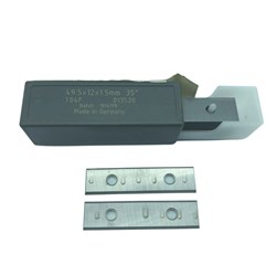 TIGRA 013520 49.5mm X 12mm X 1.5mm 35° T04F 4 cutting edge Reversible/Turnover Knives (BOX OF 10)