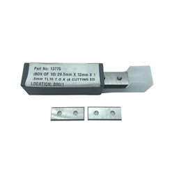 TIGRA 13775 29.5mm X 12mm X 1.5mm 4-cutting edge TL15 Reversible/Turnover Knives (BOX OF 10)