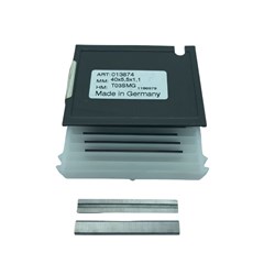 TIGRA 13874 40mm X 5.5mm X 1.1mm T03SMG Turnover/Reversible Knives w/ Face Groove (BOX OF 10)