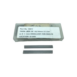 TIGRA 13877 50mm X 5.5mm X 1.1mm T03SMG Turnover/Reversible Knives w/ Face Groove (BOX OF 10)