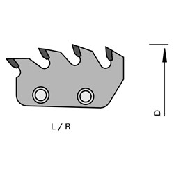 LEUCO SEGMENTS HW FOR SEGMENT HOGGERS - CIRCULAR CUT N