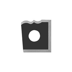 LEUCO PROFILE KNIVES HW FOR ORNAMENTAL GROOVE CUTTERHEADS 12X12X1.5N R=Ã?2.0