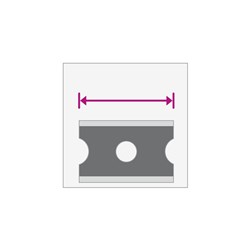 LEUCO SUPPORT PLATES 47X43X6.0N