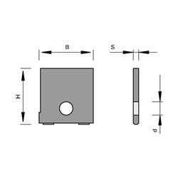 LEUCO 3P-BLANKS HW (UPRIGHT FORMAT) 12.5X20.5X2.0N