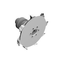 LEUCO PLANING AND RABBETING CUTTERHEADS DP- MOUNTED ON ARBOR Ã?180X5.6XÃ?HSK 63F Z=8