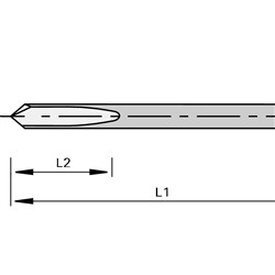 LEUCO BORING SPIKES WITH SOLID CARBIDE BODY Ã?3.5X15XÃ?3.5