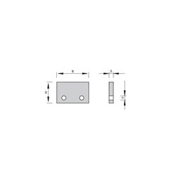 LEUCO 40X45X4.0 DEFLECTOR BLANK LEUCO LEDERMANN - 37. SERRATED BACK KNIVES - 06.LEUC