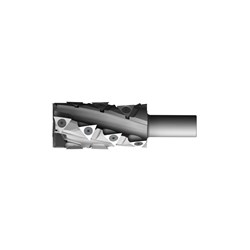 LEUCO SHANK-TYPE CUTTERS WITH HW TURNOVER KNIVES - T3-SYSTEM Ã?54X106.5XÃ?25 Z=2+2 R