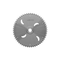 LEUCO CLIPPING SAW BLADES HW WITH COOLING SLOTS - CROSSCUT- AND SHIFTER CUTS "G5" Ã?555X5.