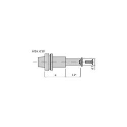LEUCO HSK 63F 80/154 TOOL HOLDER