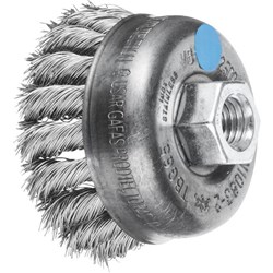 Cup Brush - Twist Knot  TBG 65/M14 INOX 0.35