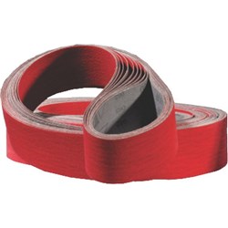 Linishing Belt - Ceramic / Zirconia - Premium -  75 x 2000 XZX  36 Grit