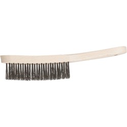 Converged Hand Scratch Brush - INOX Wire - Wooden Body 290mm  HBK 30 ST 0.35