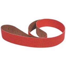 (PACK OF 5) 75 X 2000 P40 RED CERAMIC SANDING BELTS