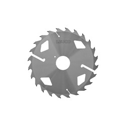 LEUCO GANG-RIP SAW BLADES HW WITH HW-RAKERS "F" - FOR PROFILING AGGREGATE HEWSAW Ã?3
