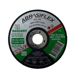 Abrasiflex CO320 Masonry Cutting Wheels 125 x 2.5 x 22 C30T
