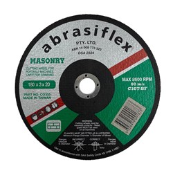 Abrasiflex CO355 Masonry Cutting Wheels 180 x 3 x 20 C30T