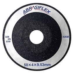 Abrasiflex DC1001 Depressed Centre Metal Grinding Wheels 50 x 4 x 9.53 A36Q
