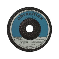 Abrasiflex DC1005 Depressed Centre Masonry Cutting Wheels 100 x 3 x 16 C30T