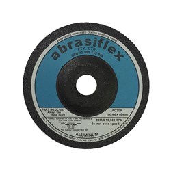 Abrasiflex DC1037 Depressed Centre Aluminium Grinding Wheels 100 x 6 x 16 AC30R