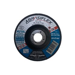 Abrasiflex DC1083 Depressed Centre Metal Grinding Wheels 125 x 6.5 x 22 A24T