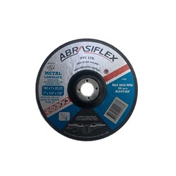 Abrasiflex DC1127 Depressed Centre Metal Grinding Wheels 180 x 7 x 22 A24T