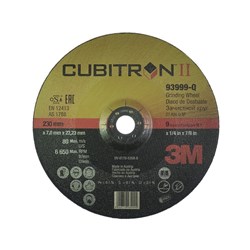 3M DC1198 Cubitron II Depressed Centre Metal Grinding Wheels - Iron Free 230 x 7 x 22 A36P I/F
