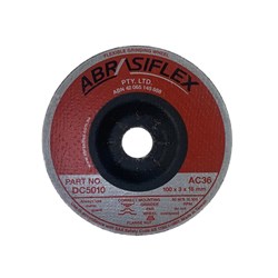 Abrasiflex DC5010 Depressed Centre Flexible Grinding Wheels 100 x 3 x 16 AC36