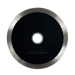 Abrasiflex DP47098 Continuous Rim Diamond Blade - Wet or Dry 105 x 1.6 x 16 / 20 