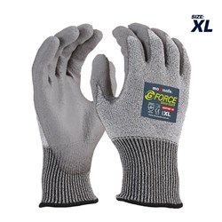 G-FORCE SILVER CUT E GLOVE, PU COATED GLOVE - XLARGE XLARGE
