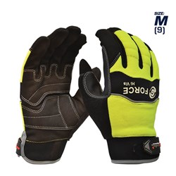 G-FORCE HIVIS MECHANICS GLOVE, FULL FINGER - MEDIUM