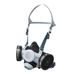 MAXISAFE HALF FACE RESPIR ATOR - SILICONE