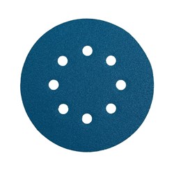 Abrasiflex HK28082 Revcut Blue Velstick Sanding Disc 125mm 8 Hole P80