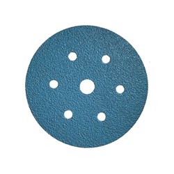 Abrasiflex HK28605 Revcut Blue Velstick Sanding Disc 150mm x 7 Hole P40