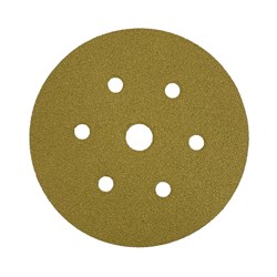 Abrasiflex HK28710 Deerfos Gold Velstick Sanding Disc 150mm x 7H P60