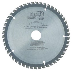 DART METALSONIC 136MM X 1.4MM X 1.1MM X 20MM Z=50 TCT ATB 3D METAL CUTTING SAW BLADE