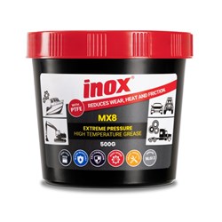 INOX MX8 Extreme Pressure High-Temperature PTFE Grease – 500g Tub