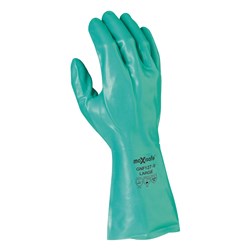 GREEN NITRILE CHEMICAL GLOVE 45CM