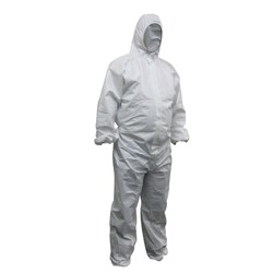 MAXISAFE ORANGE POLYPROPYLENE DISPOSABLE COVERALLS - 2XLARGE