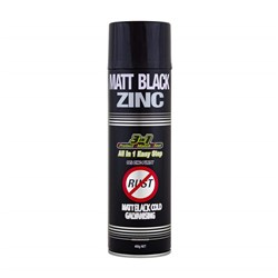MATT BLACK ZINC AEROSOL 400G 3 IN 1