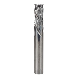 Carbitool® T4SRMRF10MQ 4 Flute Combined Rougher/Finisher Compression Spiral- Short Up Cut 10mm X 22.50mm X 75mm| Upcut=5mm | SHK=10mm | Z=4 w/ chipbreakers