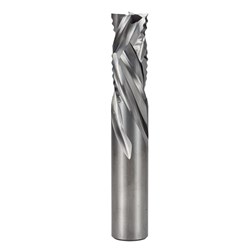 Carbitool® T4XSRMRF161/2 4 Flute Combined Rougher/Finisher Compression Spiral 1/2" X 1-3/8" X 3-5/8"| Upcut=10mm | SHK=1/2" (12.70mm) | Z=4 w/ chipbreakers