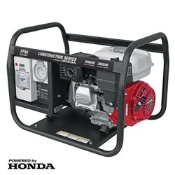 ITM 3.75KVA GENERATOR PETROL 3000 WATT PEAK WITH HONDA GX200 ENGINE