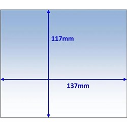 WELDCLASS PROMAX 500 CLEAR OUTER LENS 137X117MM (PACK OF 10)