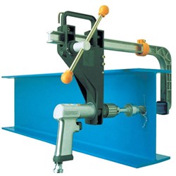 DRILLMATE DM100A PORTABLE HAND HELD DRILL PRESS. 46MM COLLAR (SUITS AIR DRILLS)