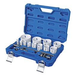 HOLEMAKER BI-METAL HOLESAW SET - GENERAL ENGINEERING - 16 PIECE SET