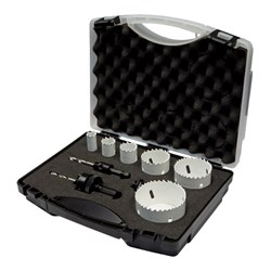 UNIKUT BI-METAL HOLESAW SET - PLUMBERS COPPER - 9 PIECE