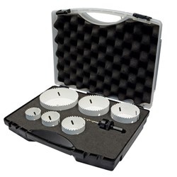 UNIKUT BI-METAL HOLESAW SET - PLUMBERS PVC - 7 PIECE
